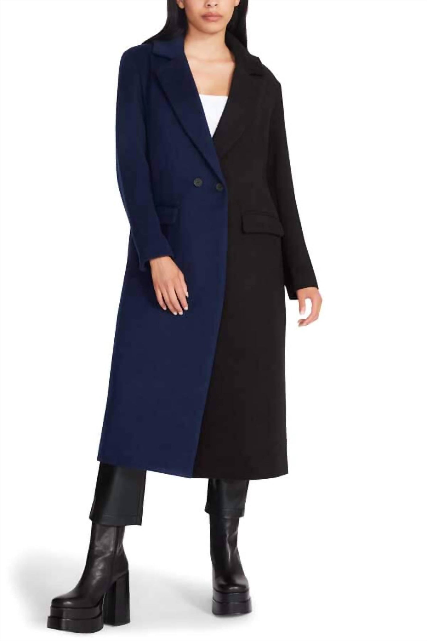 Steve Madden - Caroline Colorblock Coat