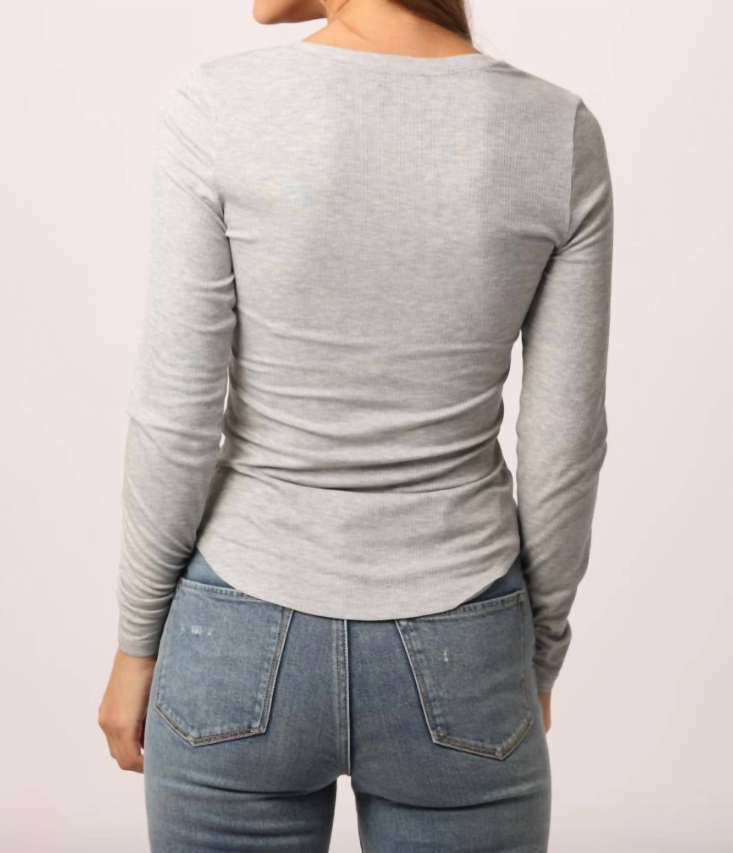 Another Love - Sophie Long Sleeve V-neck Tee