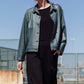 Clara Sunwoo - Liquid Leather Button Front Jacket