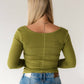 Free People - End Game Pointelle Long Sleeve Top