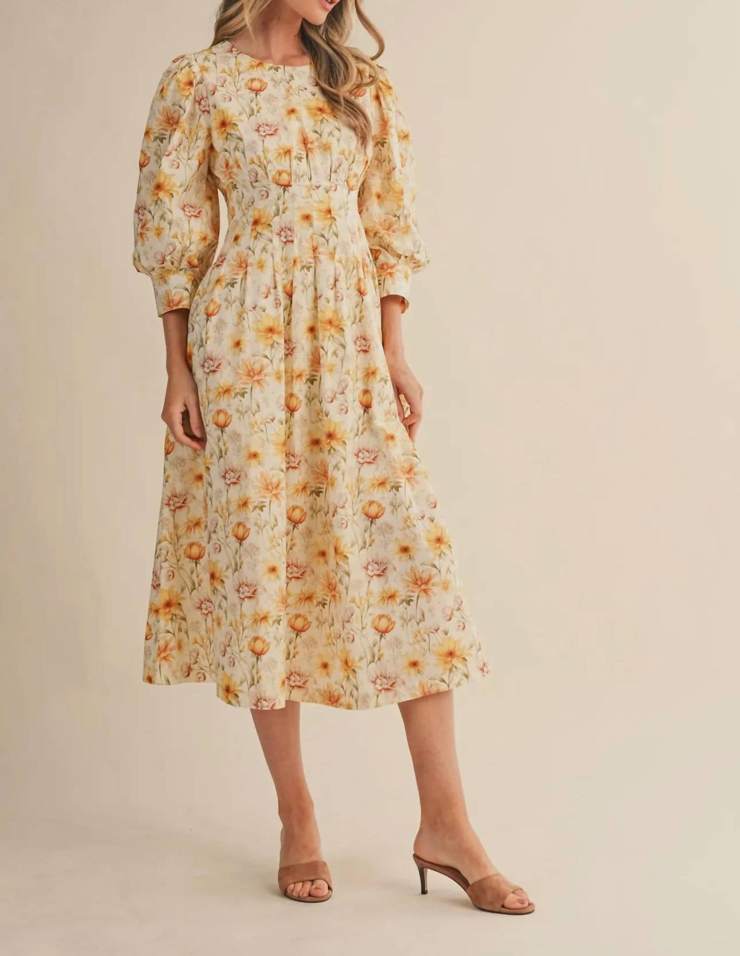&Merci - Addison Floral Midi Dress