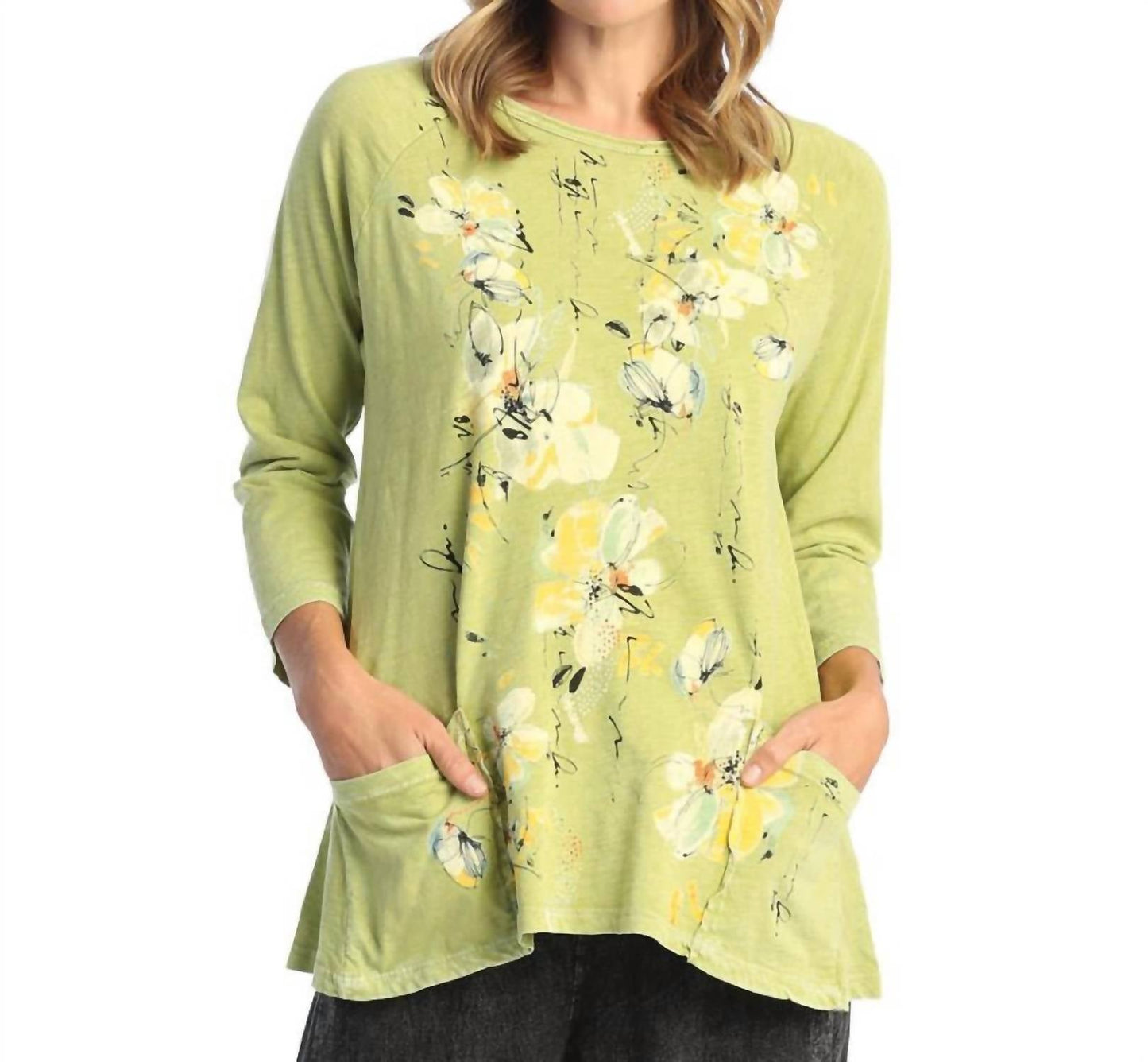 Jess & Jane - Cotton Patch Pocket Tunic Top