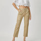 Risen - High-rise Sand Cargo Boyfriend Jeans
