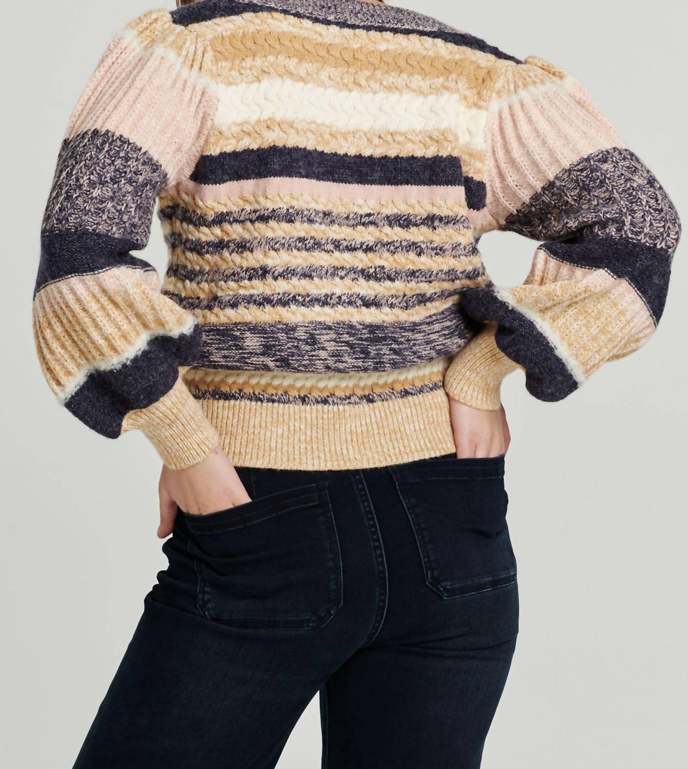 Another Love - Geneva Puff Sleeve Sweater
