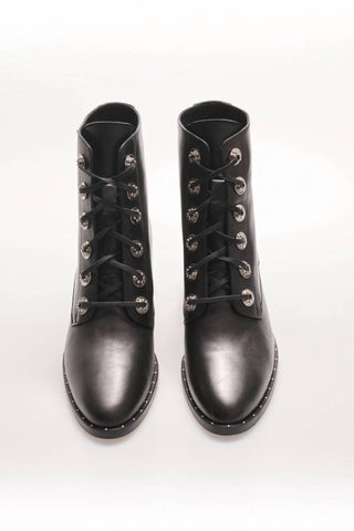 Freda Salvador - Women's Ace Lace Up Combat Boot