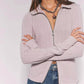 Free People - Cable Knit Zip Up Top