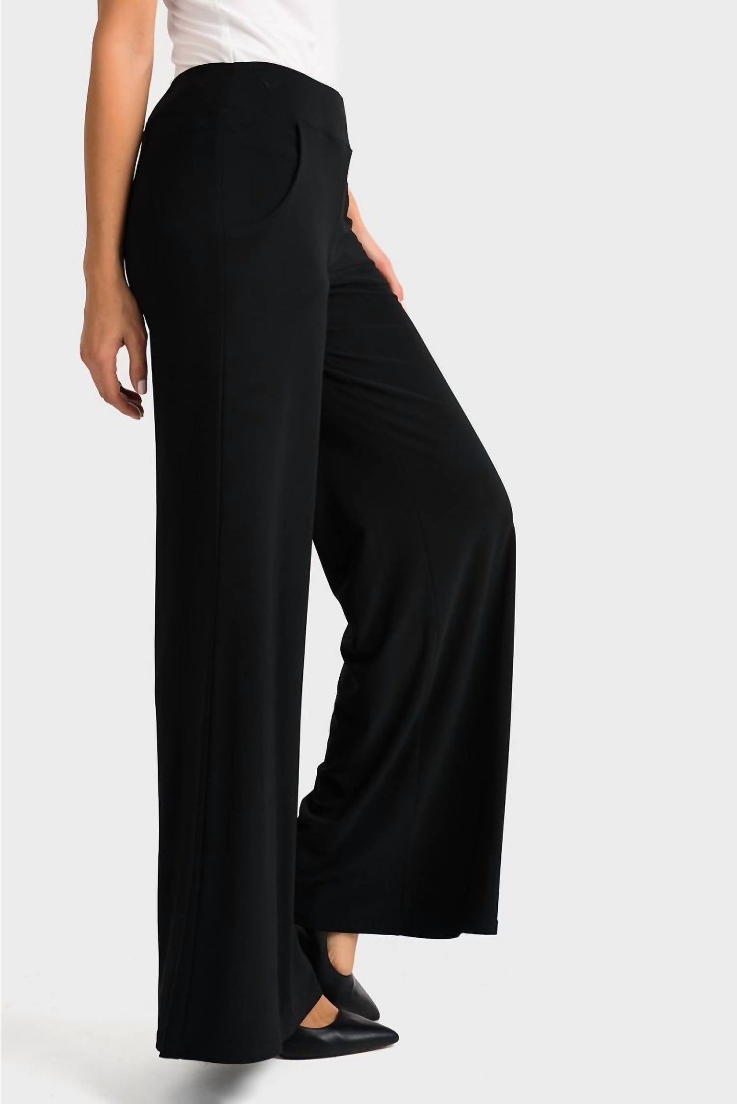 Joseph Ribkoff - Pull-on Flared Leg Knit Pant