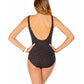 Miraclesuit - Pin Point Dd Cup Oceanus Underwire Surplice One Piece