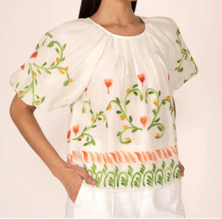 Banjanan - Oana Puffy Sleeves Top