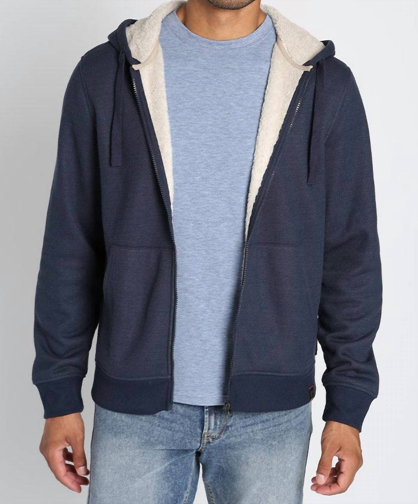 Jachs New York - Sherpa Lined Waffle Hoodie