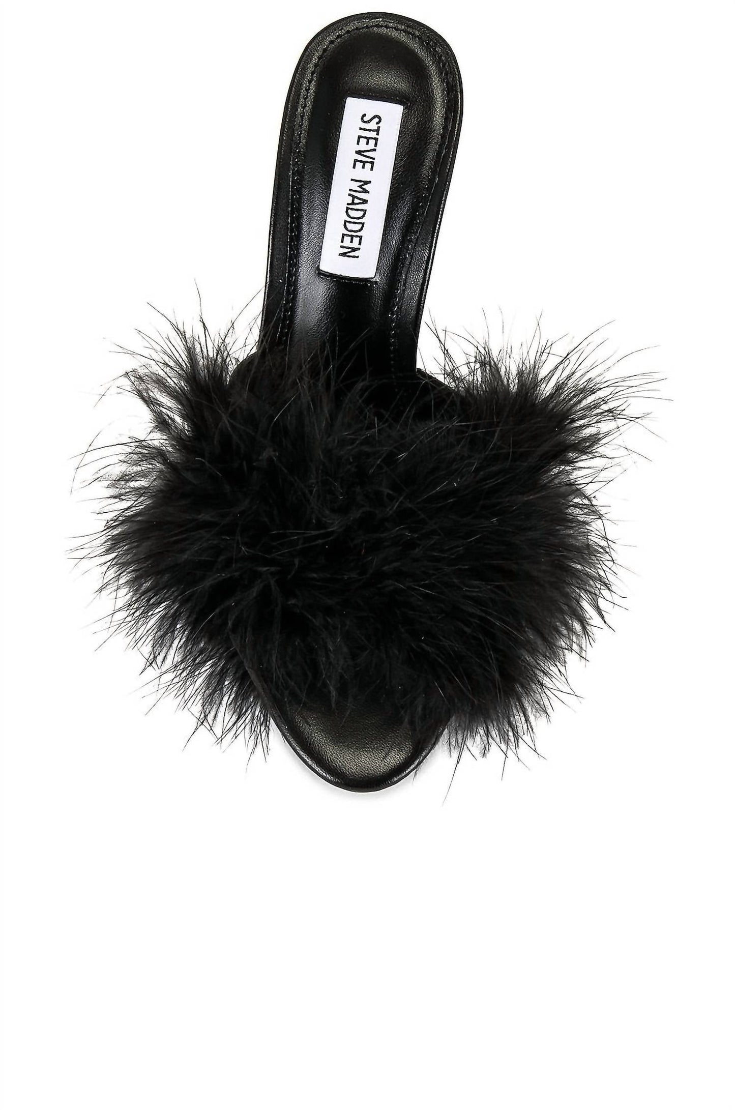 Steve Madden - Women's Spin Leather Hi Feather Heels