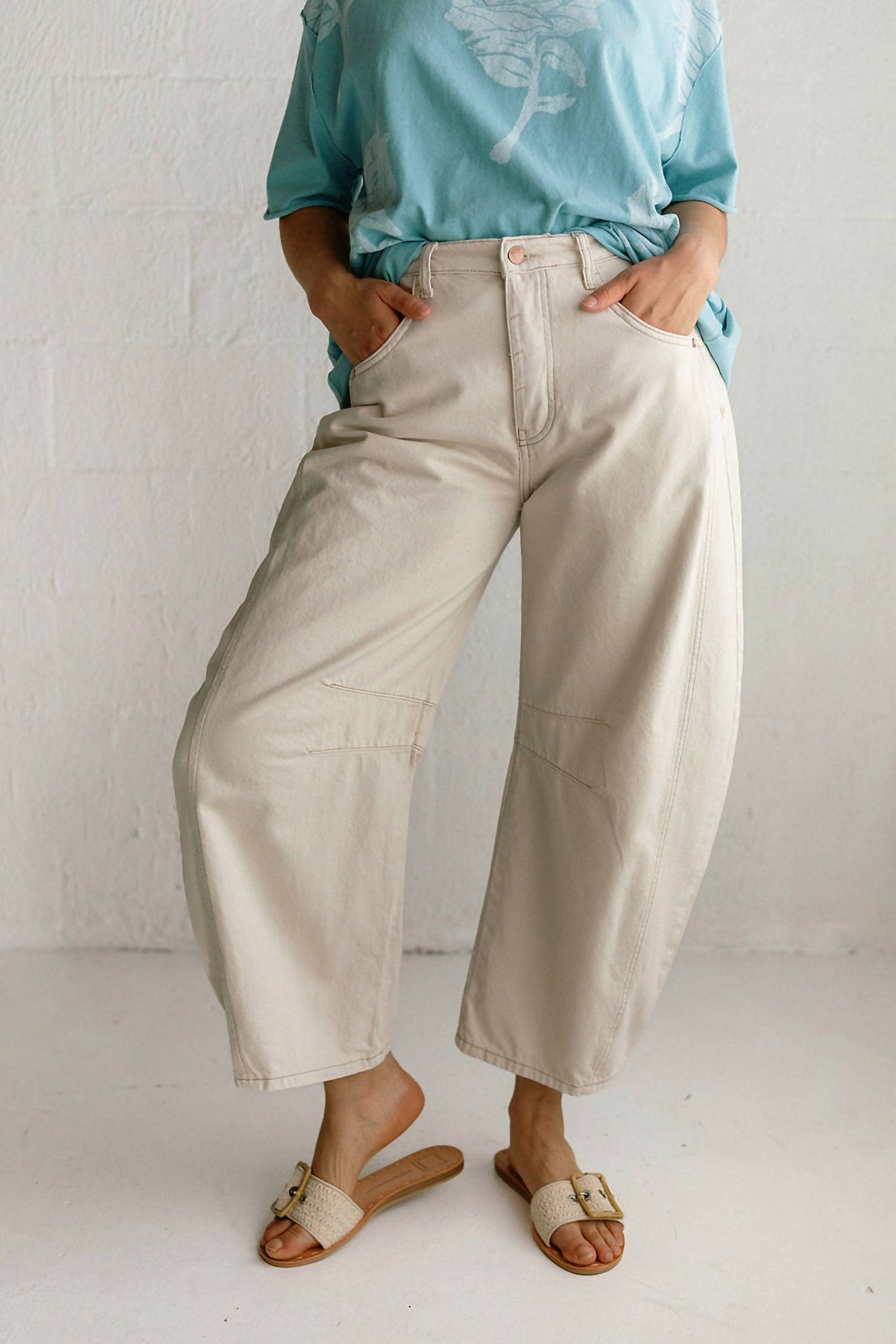 Free People - Good Luck Mid-Rise Barrel Jeans