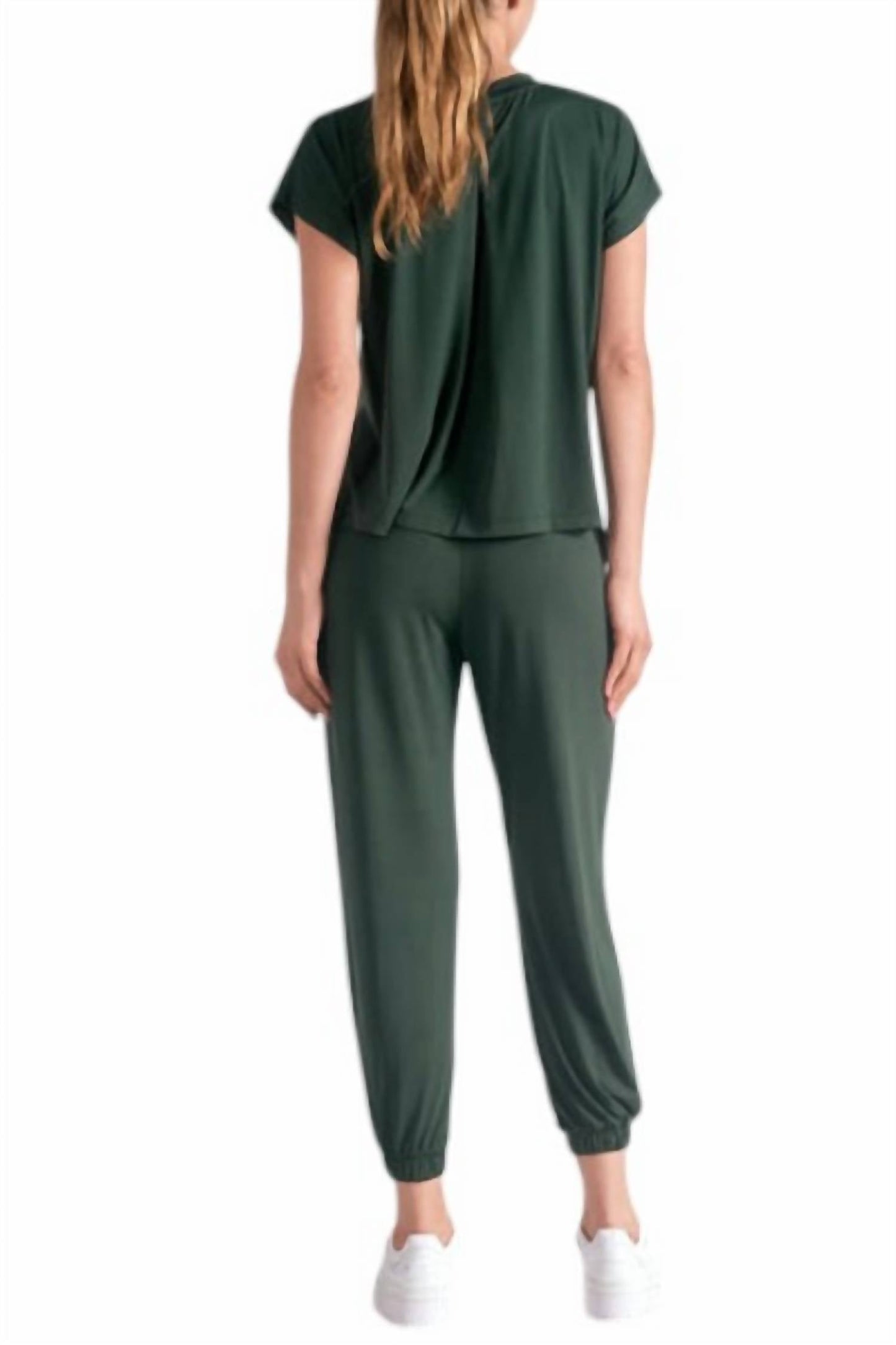 Elan - Short Sleeve T-shirt Jumpsuit