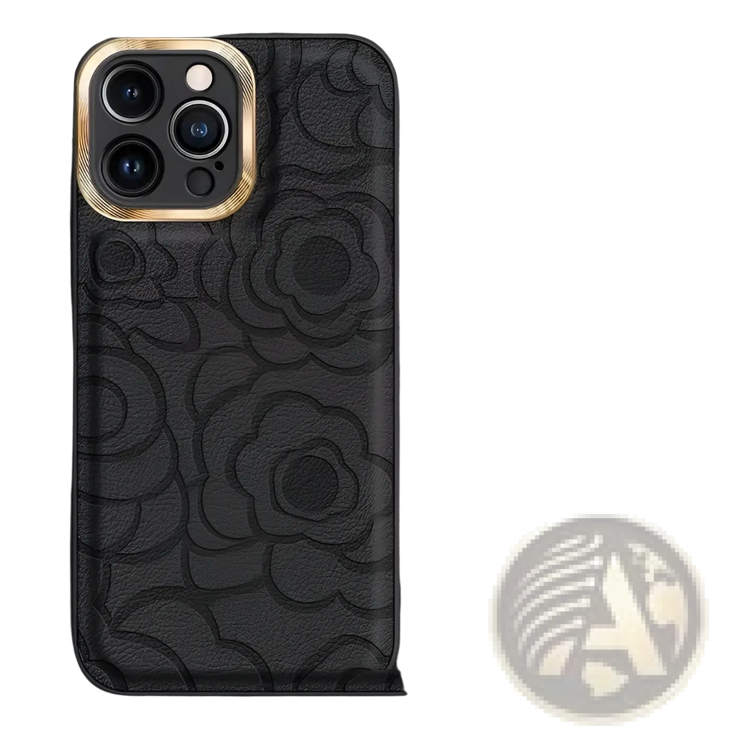 Camellia Leather Phone Case for Iphone 11 to 14