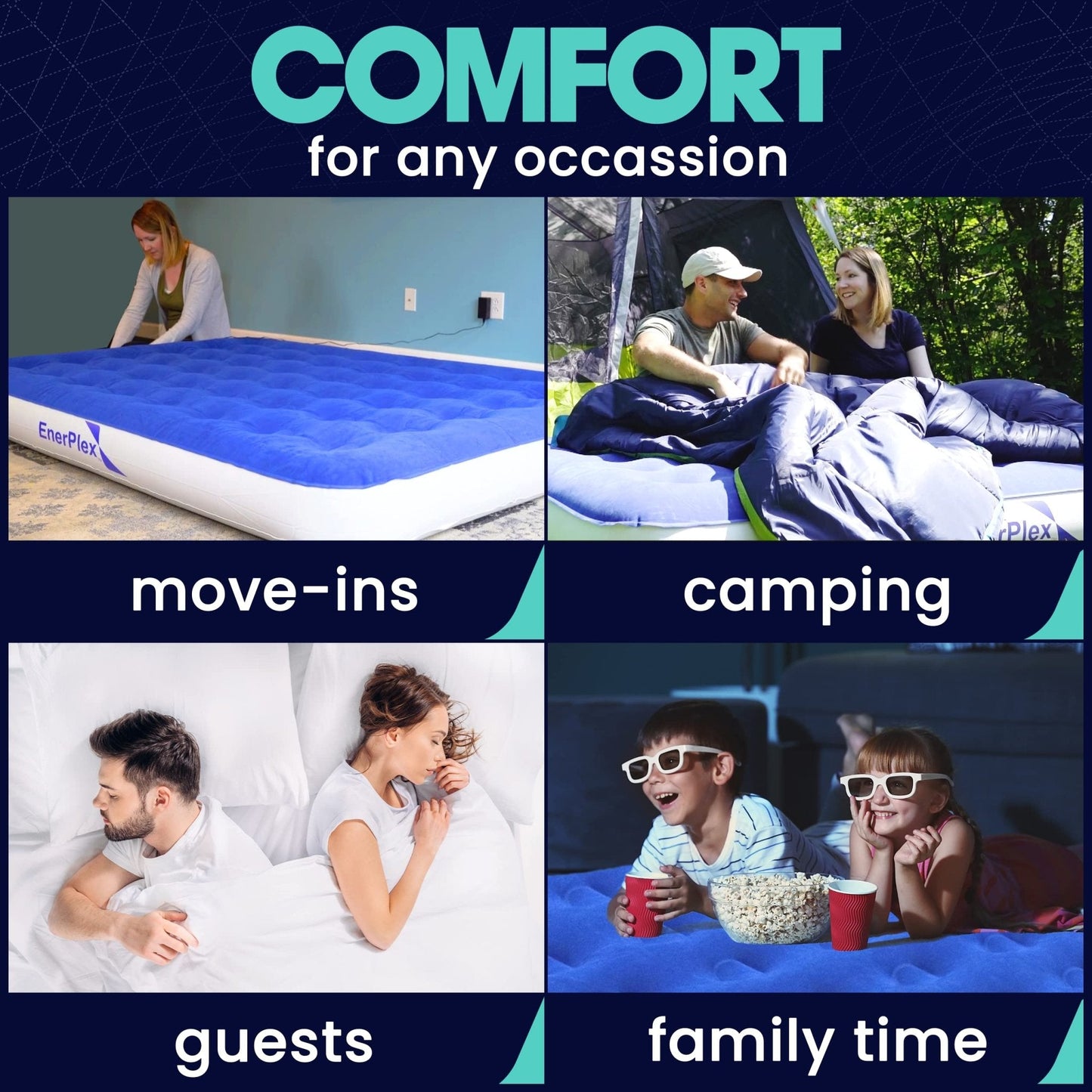 Camping Airbed with High Speed Pump