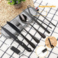 9-piece Stainless Steel Camping Cutlery Set with Travel Case