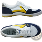 Canvas Couple Sneakers with Yellow Lightning Bolt Design