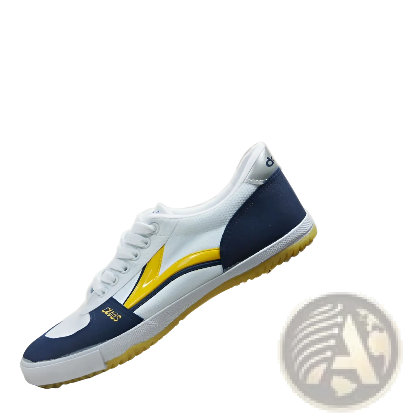 Canvas Couple Sneakers with Yellow Lightning Bolt Design
