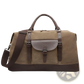 Canvas Duffel Bag Large Travel Handbag with Leather Trim