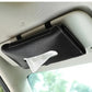 Premium Leather Car Sun Visor Tissue Box Holder