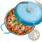 Cast Iron Braiser 3.8 Qt Enameled Casserole Pot