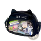 Cat Messenger Bag Clear Ita Panel Crossbody Bag