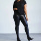 Commando - Control Faux Leather Pull-on Leggings