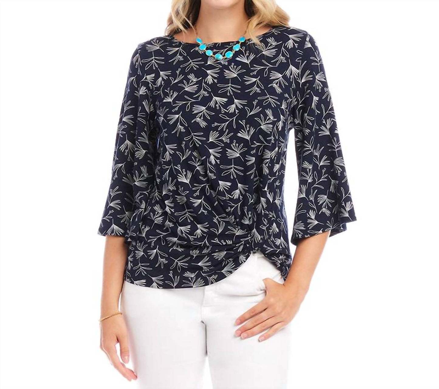 Karen Kane - Flare Sleeve Pick-up Top