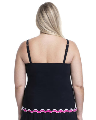 Profile By Gottex - Shirred Tankini Top - Plus