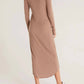 Z Supply - Heidi Rib Henley Midi Dress