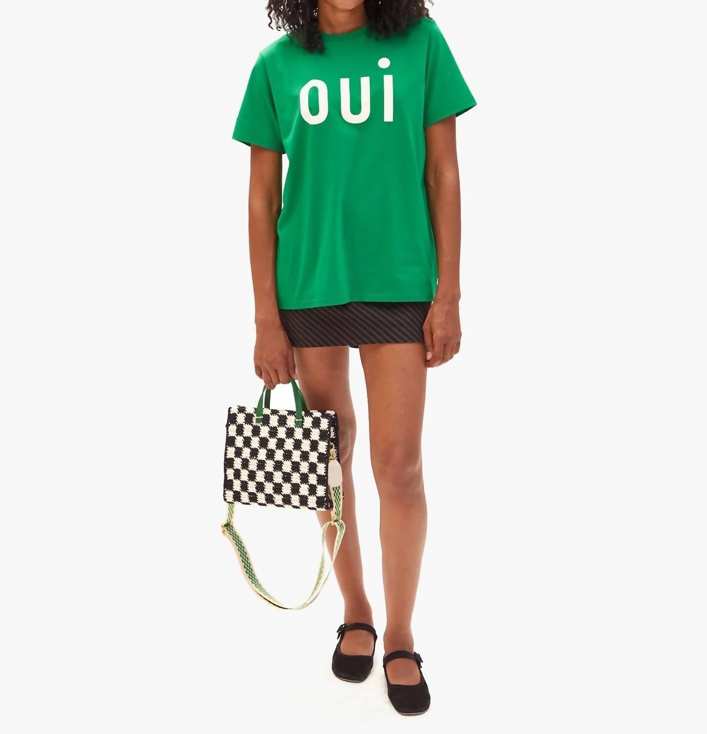Clare V. - Original Crewneck Tee With Oui