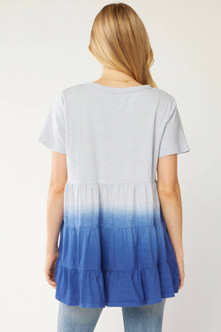 Entro - Ombre Tiered Top