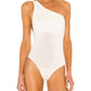 The Line By K - Aisling One Shoulder Design Bodysuit