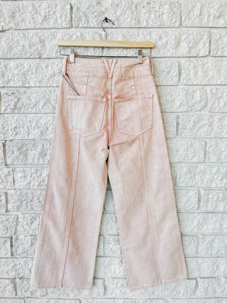 Veronica Beard - Taylor Cropped High Rise Wide Jean