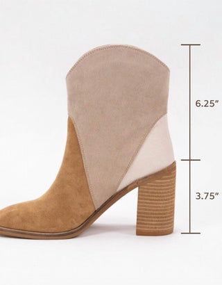 Ccocci - Women's Kendall Tri-tone Heeled Bootie