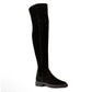 Tory Burch - Women's Miller Suede Lug Sole Over-the-knee Boots