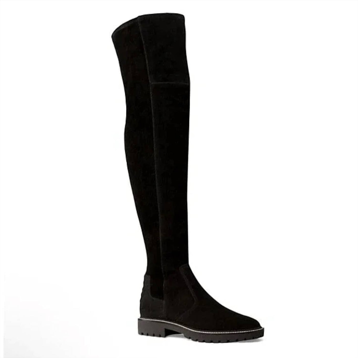 Tory Burch - Women's Miller Suede Lug Sole Over-the-knee Boots