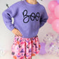 Sweet Wink - Boo Yarn Knit Halloween Sweater