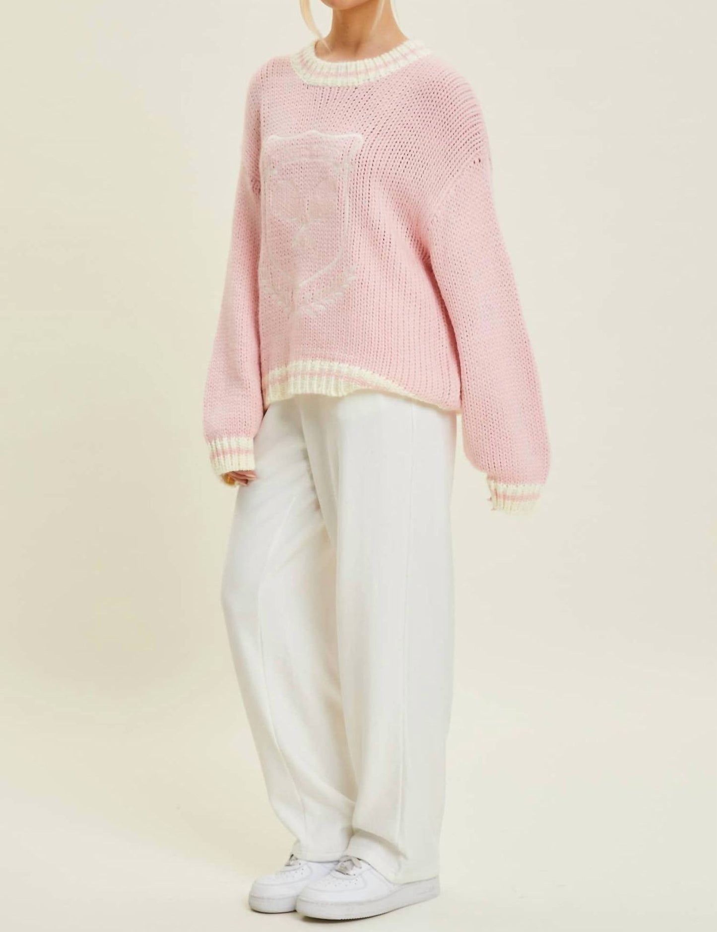 Baevely By Wellmade - Tennis Club Sweater