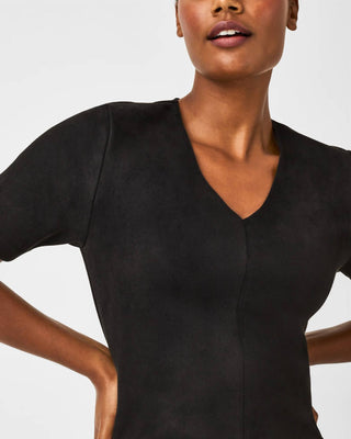 Spanx - FAUX SUEDE COLUMN DRESS