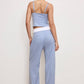 Good American - Twill Suiting Foldover Trouser Pant