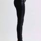 Judy Blue - High Waist Faux Leather & Denim Skinny Jeans