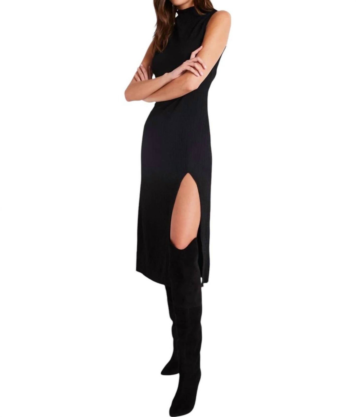 Bella Dahl - Mock Neck Midi Dress
