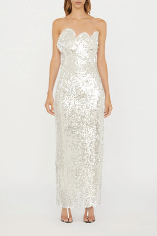 Christopher Esber - Opaline Sequin Strapless Gown