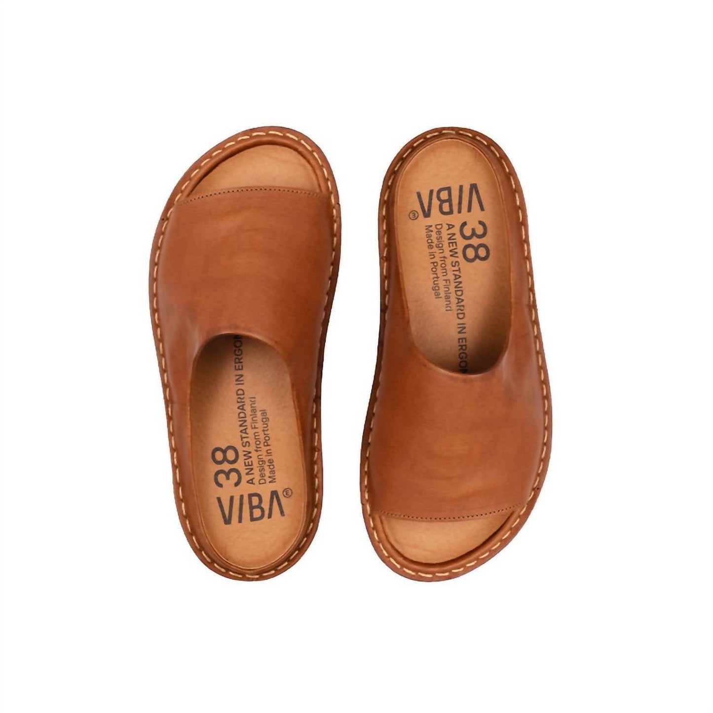 Vibae - Women's Saint Tropez Leather Sandal