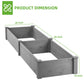 Outdoor Raised Garden Bed