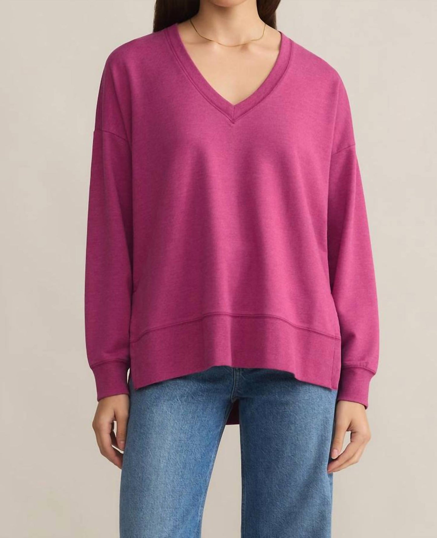 Z Supply - Modern V-neck Weekender Sweatshirt