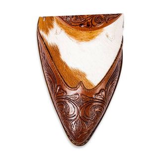 Myra - Women's Goldie Hair On Hide Tooled Boots