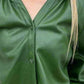 Dolce Cabo - Harper Leather Button-down Top