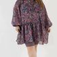 Sante Grace - Floral Voile Tunic Top - Plus Size